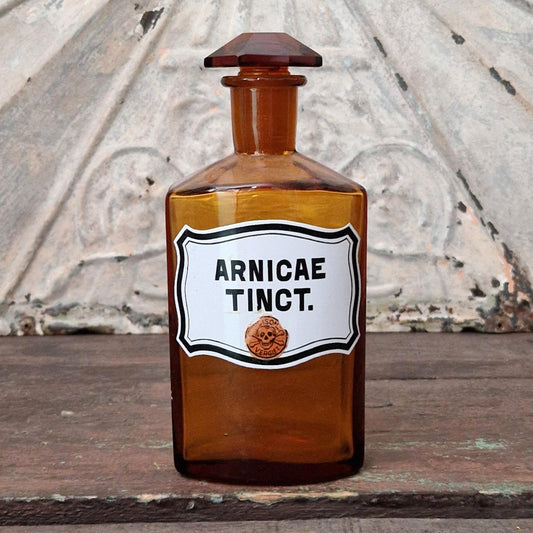 Flacon de pharmacie ancien « Arnicae Tinct. - Poison »