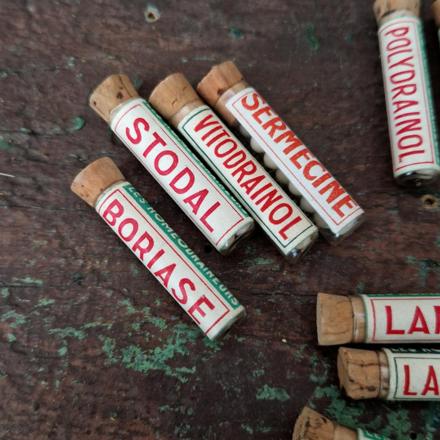 Lot de 10 tubes homéopathiques « Les Homéodraineurs »