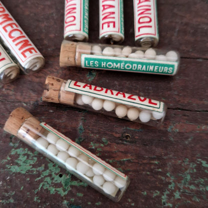 Lot de 10 tubes homéopathiques « Les Homéodraineurs »