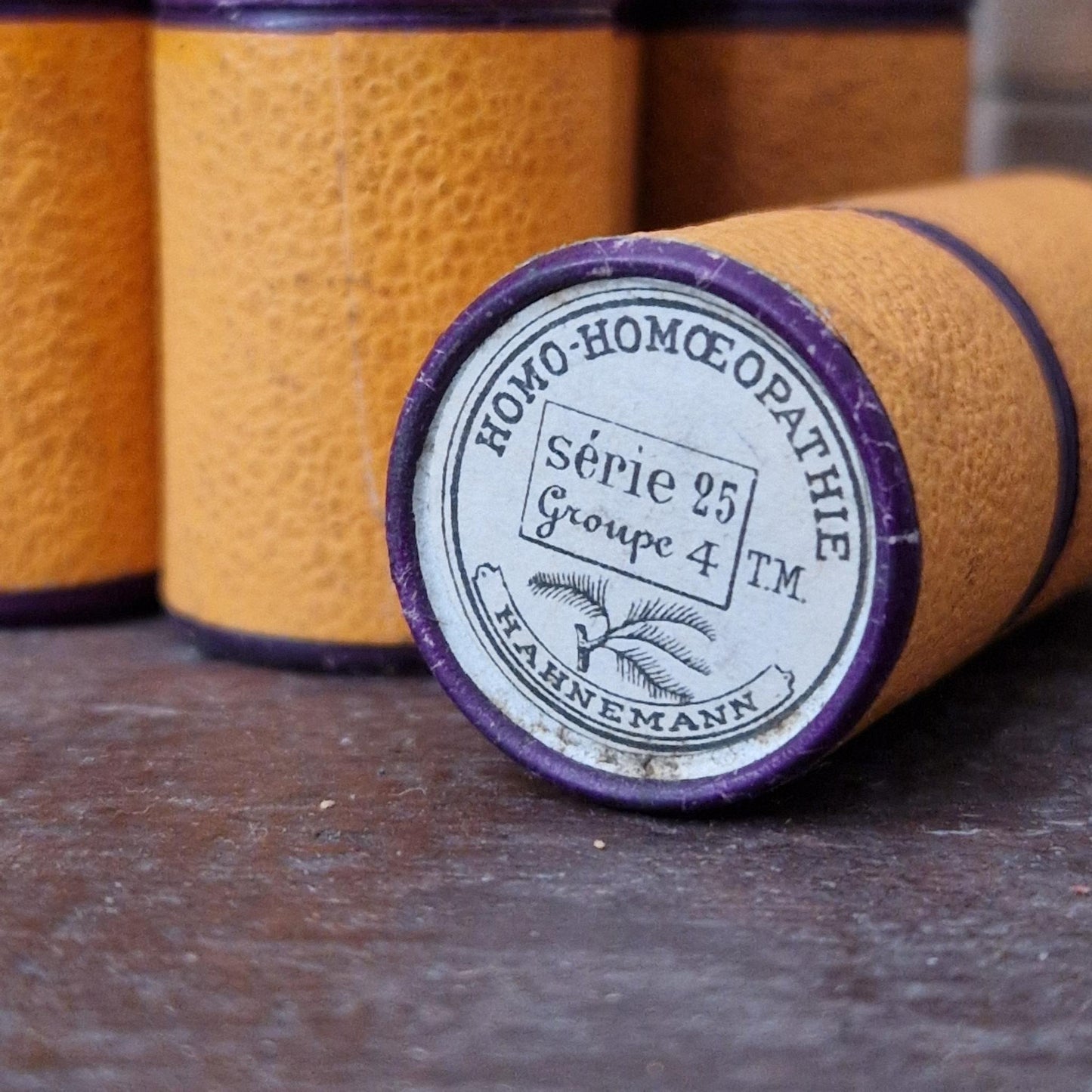 7 mini fioles homéopathiques dans leur étui (l30)