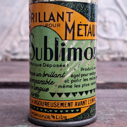 Boîte / Bidon ancien « Sublimor - Cygne Noir »