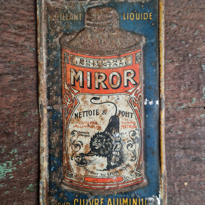 « Miror - Lion Noir », plaque de propreté