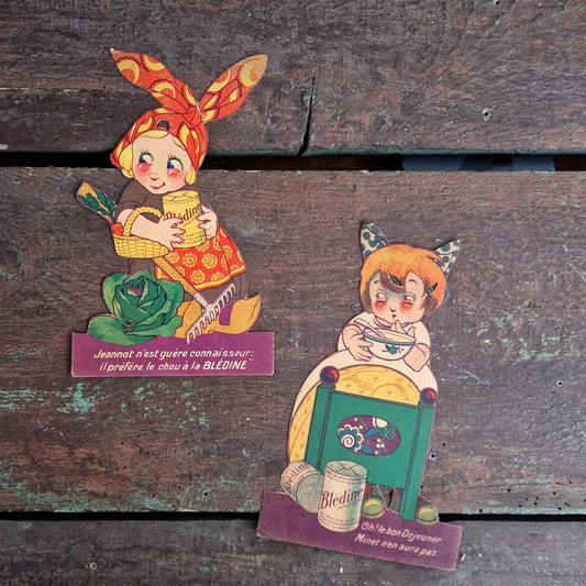 « Blédine », publicité formant une silhouette d'animal