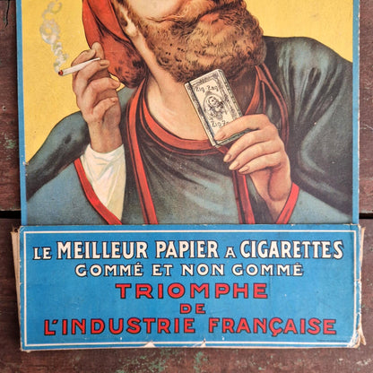 Porte-courrier mural publicitaire « Zig-Zag », Circa 1925