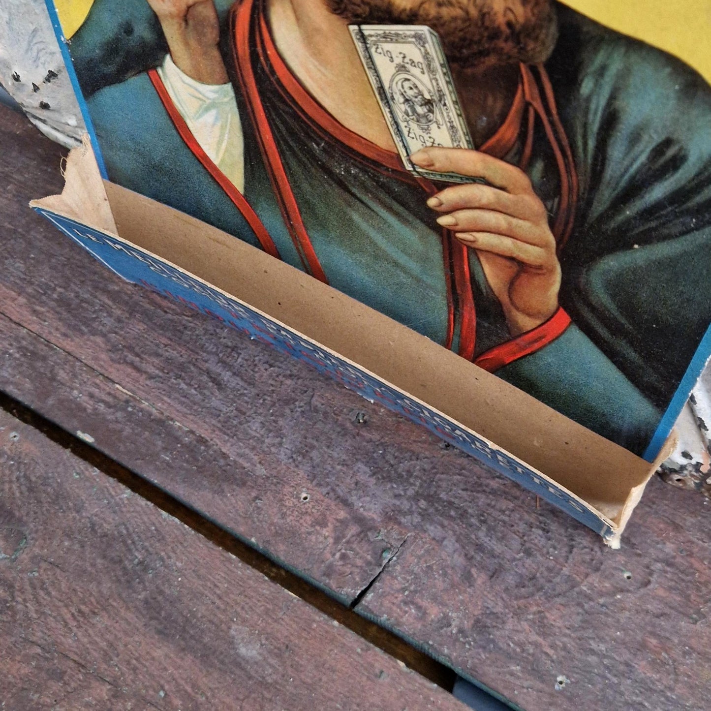 Porte-courrier mural publicitaire « Zig-Zag », Circa 1925