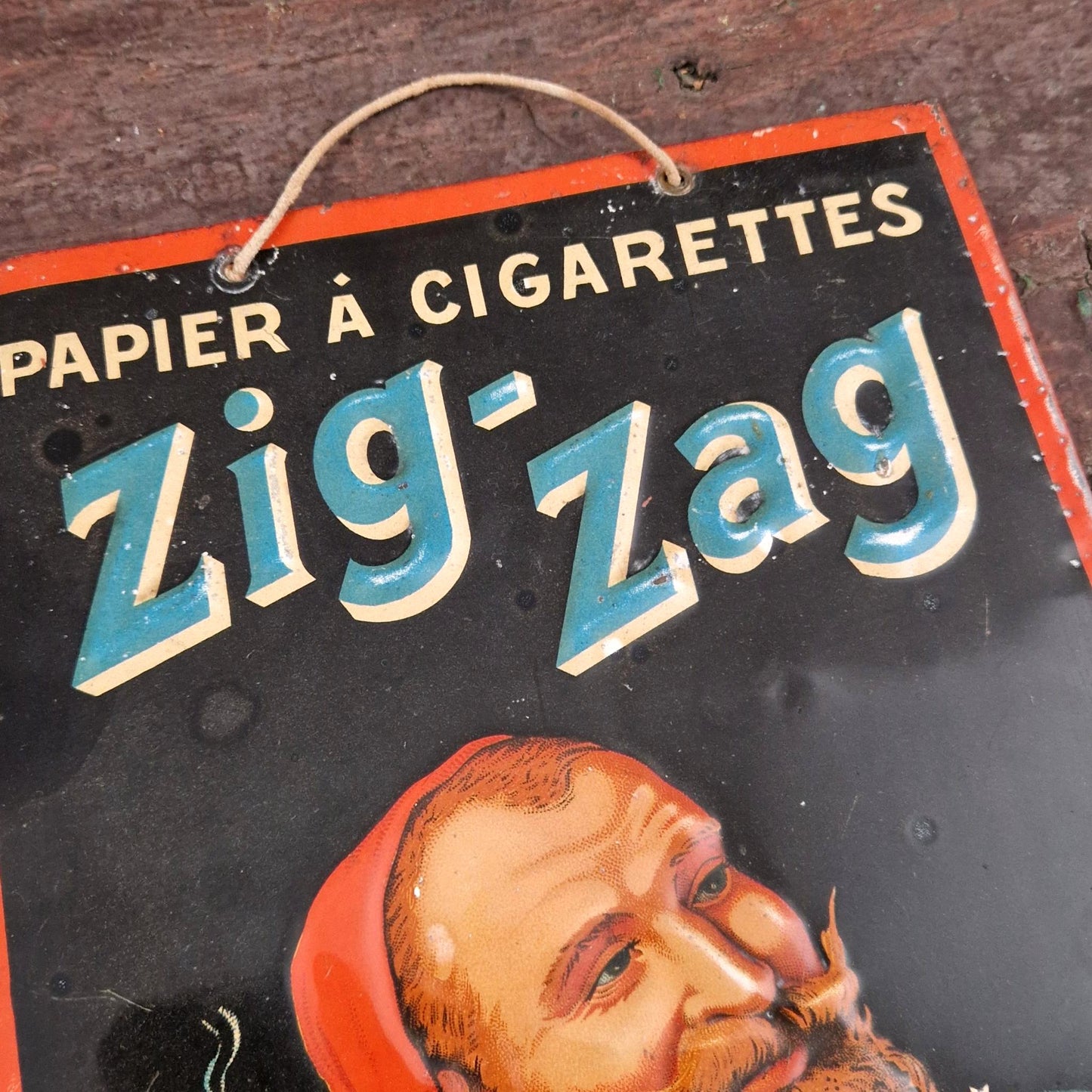 Ancien calendrier perpétuel publicitaire « Zig-Zag »