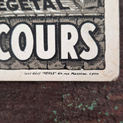 Advertising cardboard "Bon-Secours Herbal Elixir"