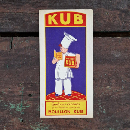 « KUB », ancien dépliant publicitaire