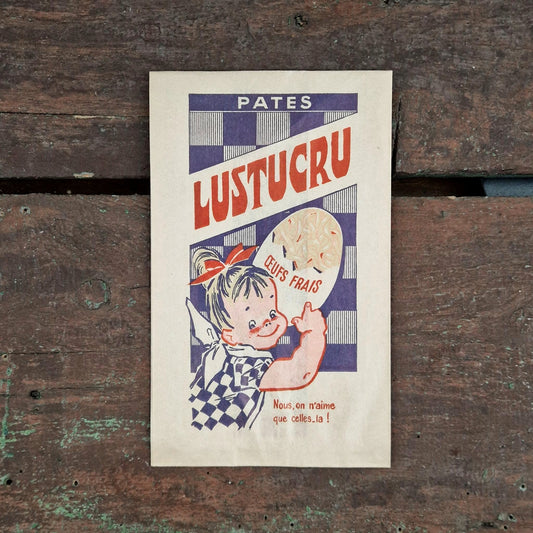 Sachet publicitaire ancien « Lustucru » - Vers 1930