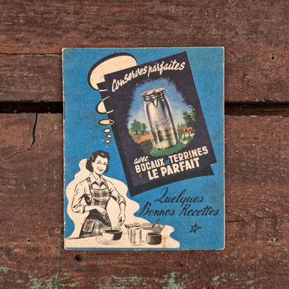 Dépliant publicitaire ancien « Bocaux Le Parfait »
