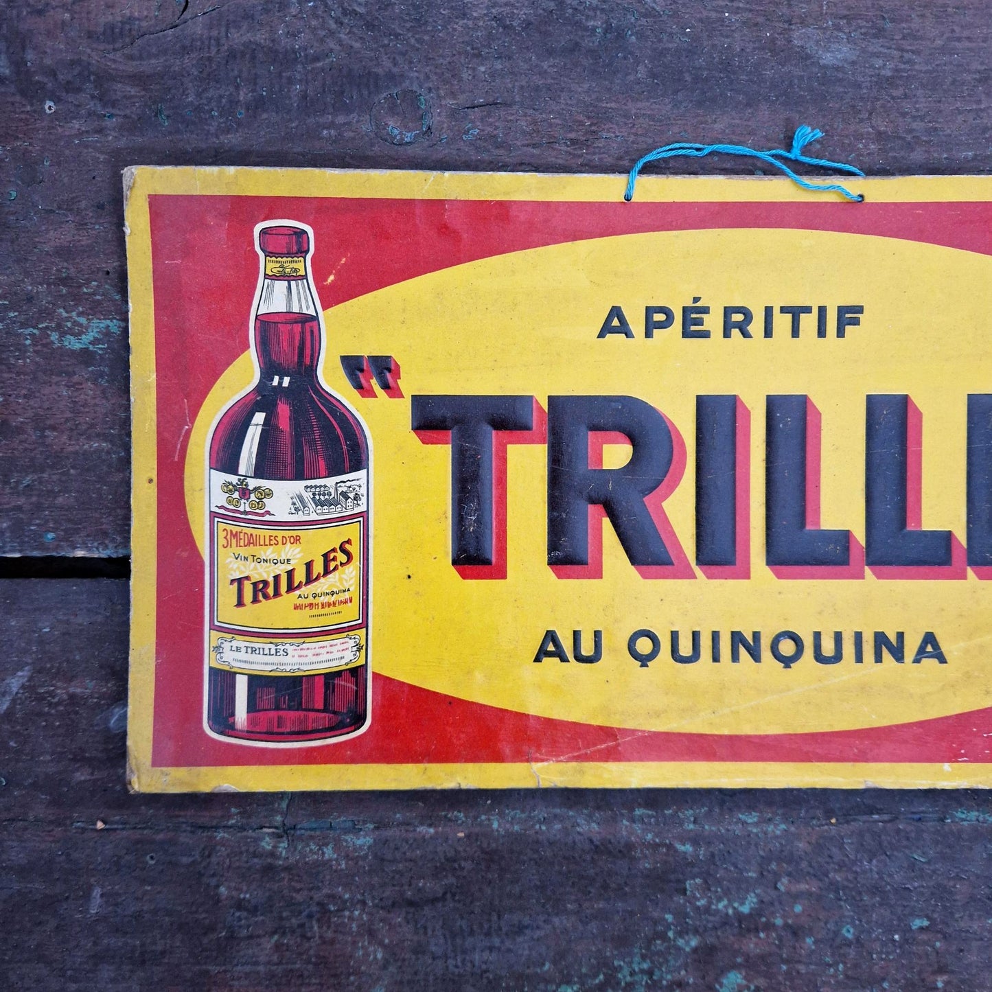 Carton publicitaire « Trilles au Quinquina », Vers 1930