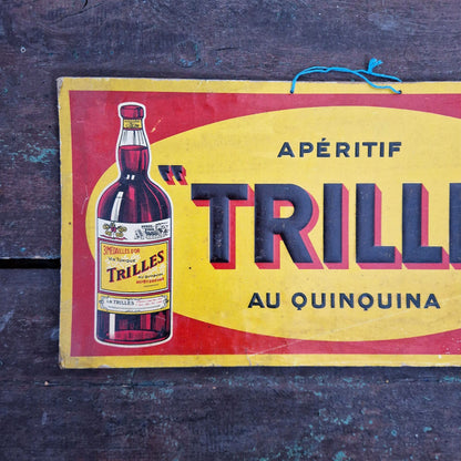 Carton publicitaire « Trilles au Quinquina », Vers 1930