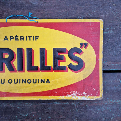 Carton publicitaire « Trilles au Quinquina », Vers 1930