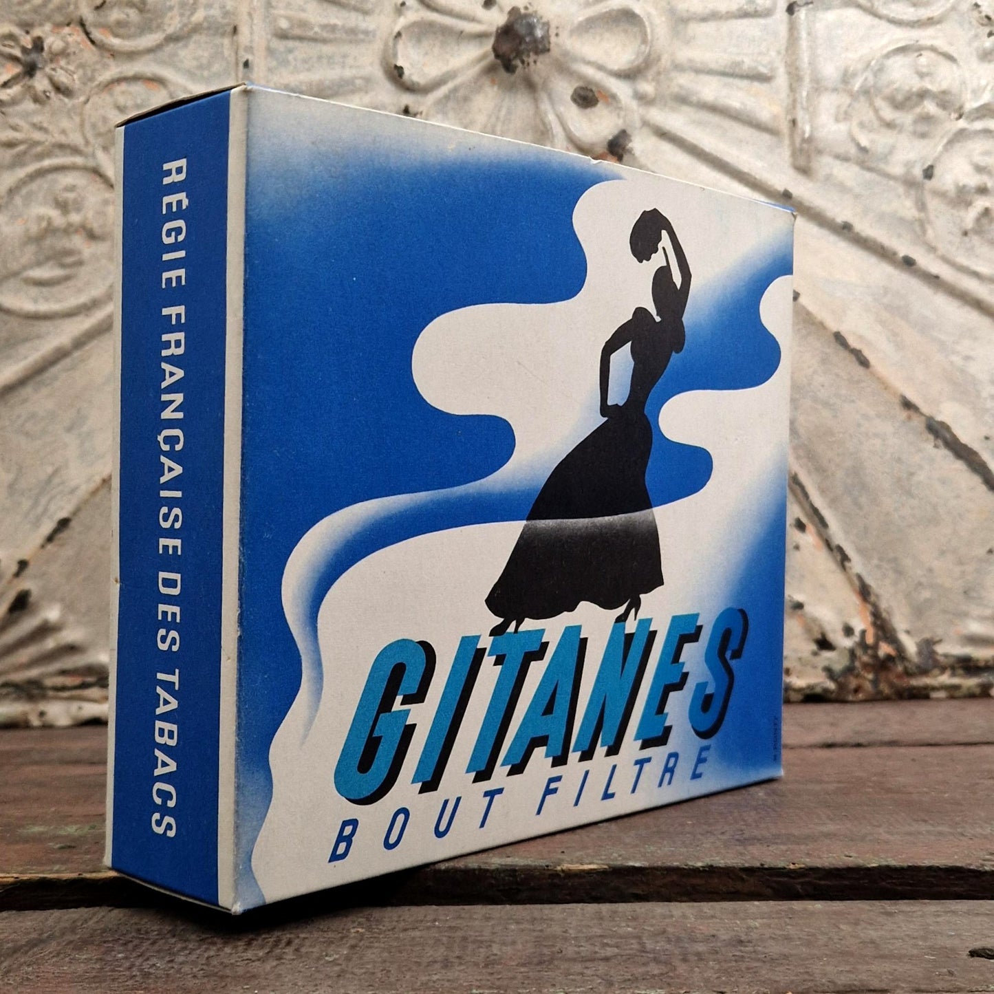 PLV publicitaire ancienne « Gitanes Bout Filtre »