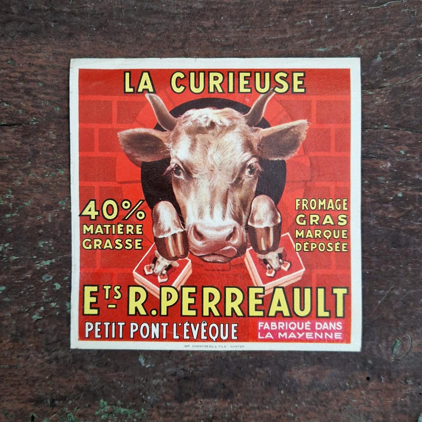 Étiquette « La Curieuse » - Ets R. Perreault