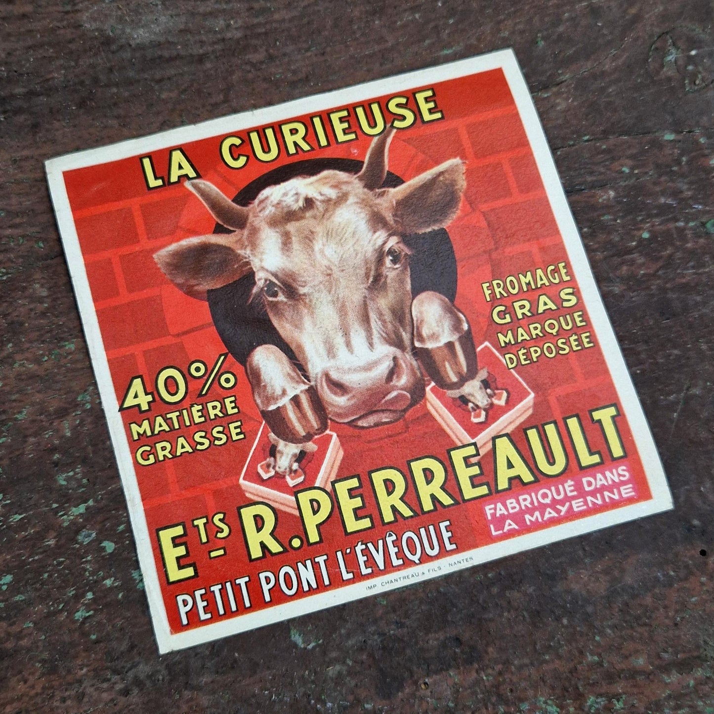 Étiquette « La Curieuse » - Ets R. Perreault