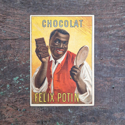 Carte publicitaire ancienne « Chocolat Félix Potin »