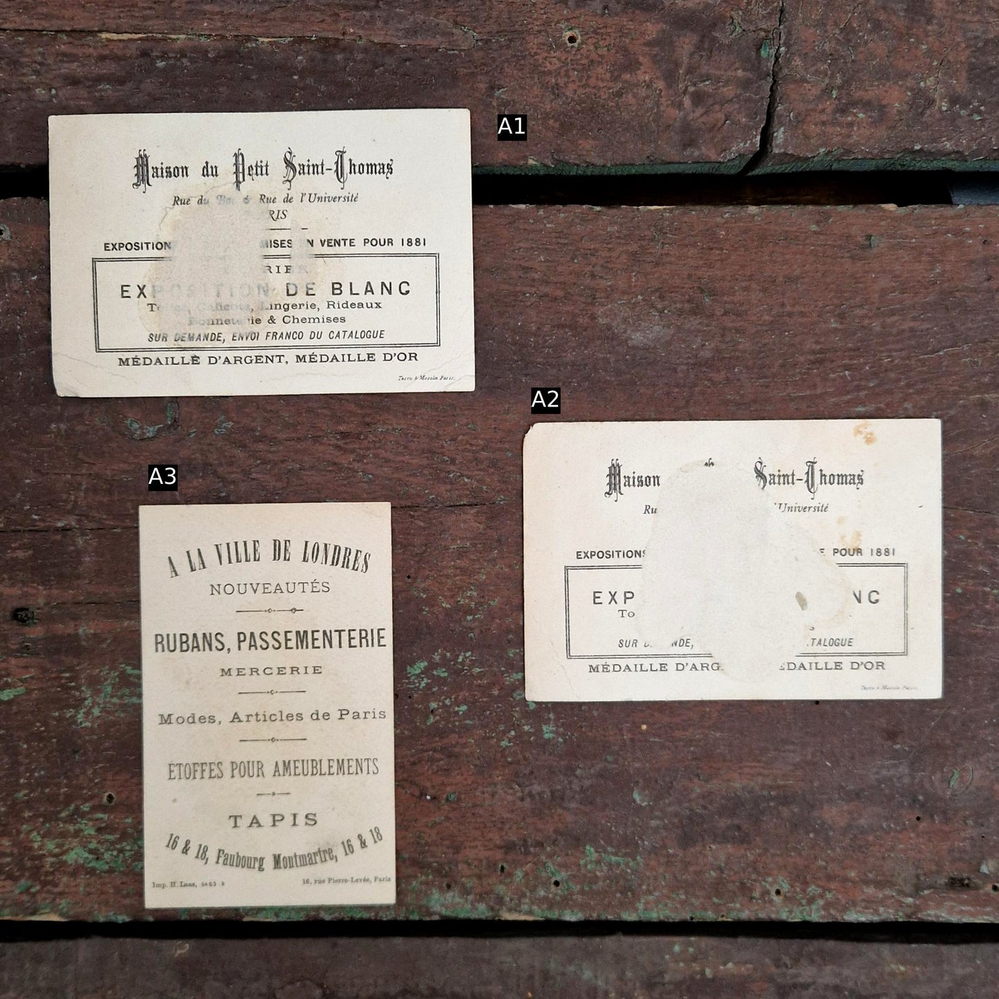 Chromos publicitaires, Circa 1880