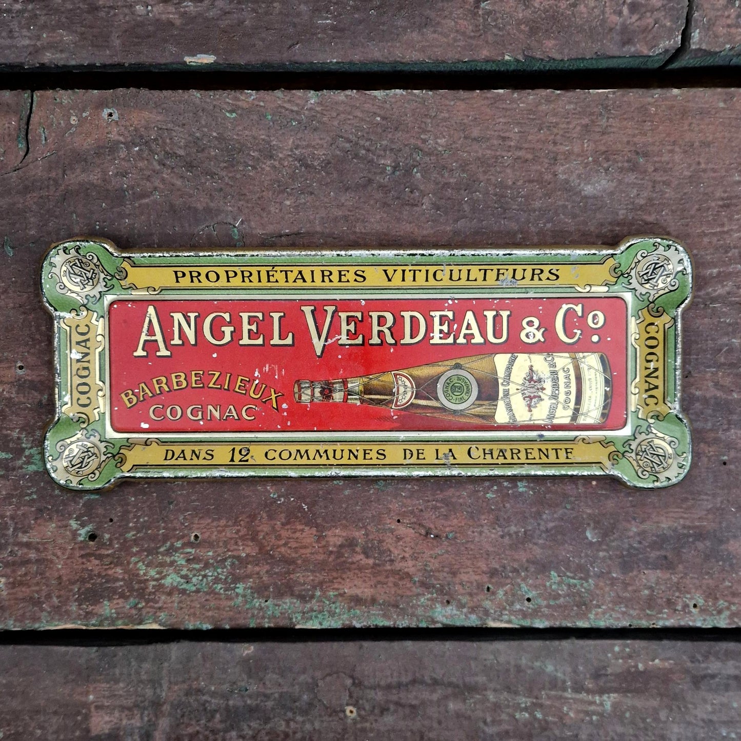Vide-poche ancien « Angel Verdeau - Cognac Barbezieux »