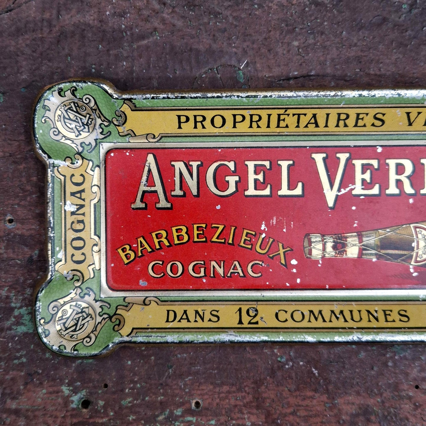 Vide-poche ancien « Angel Verdeau - Cognac Barbezieux »