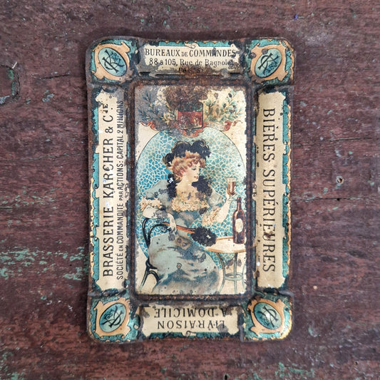 Cendrier publicitaire « Brasserie Karcher - Bières Supérieures »