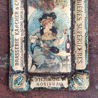 Advertising ashtray "Brasserie Karcher - Premium Beers"