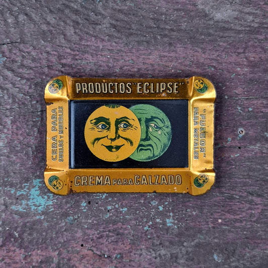 Vide poche publicitaire « Eclipse », en tôle lithographiée