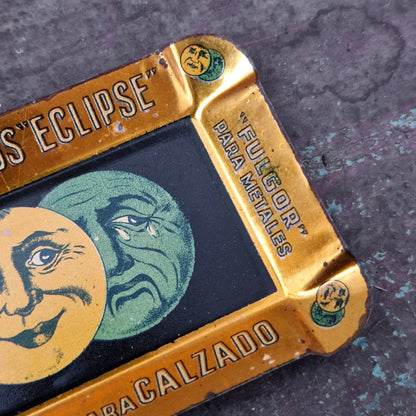 Vide poche publicitaire « Eclipse », en tôle lithographiée