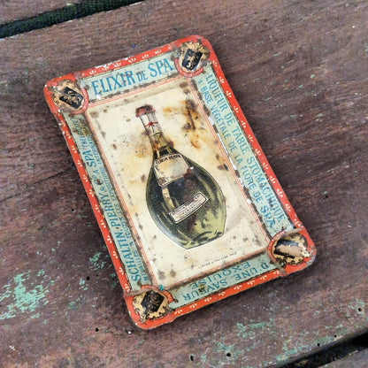 Cendrier publicitaire ancien « Elixir de Spa »