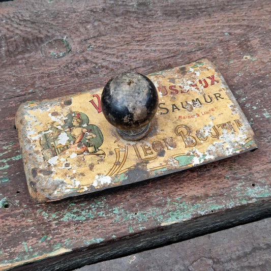 Tampon buvard « Vins mousseux Saumur Léon Boutré »