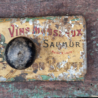 Tampon buvard « Vins mousseux Saumur Léon Boutré »