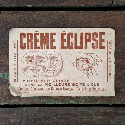 Buvard publicitaire «Cirage crème Éclipse »