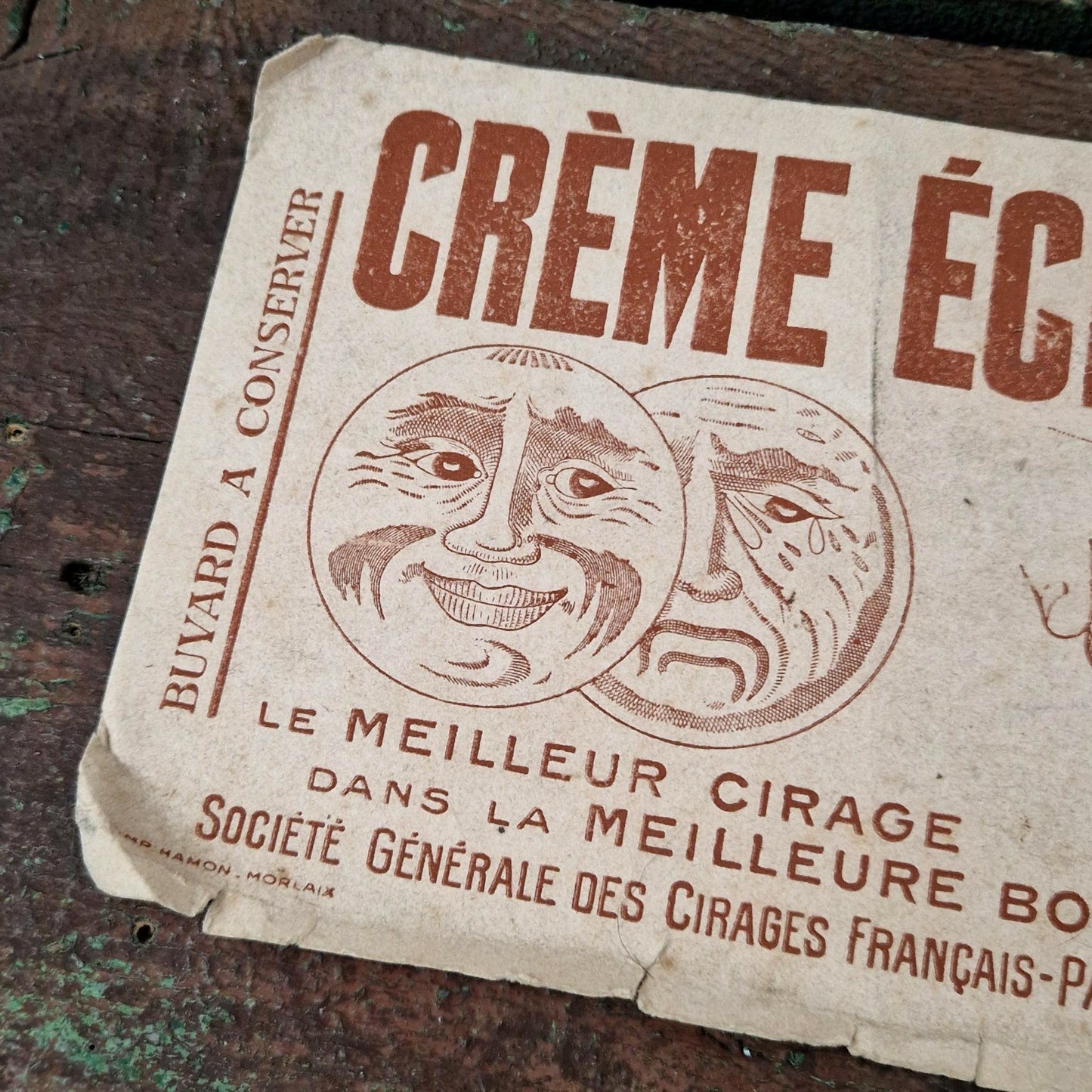Buvard publicitaire «Cirage crème Éclipse »