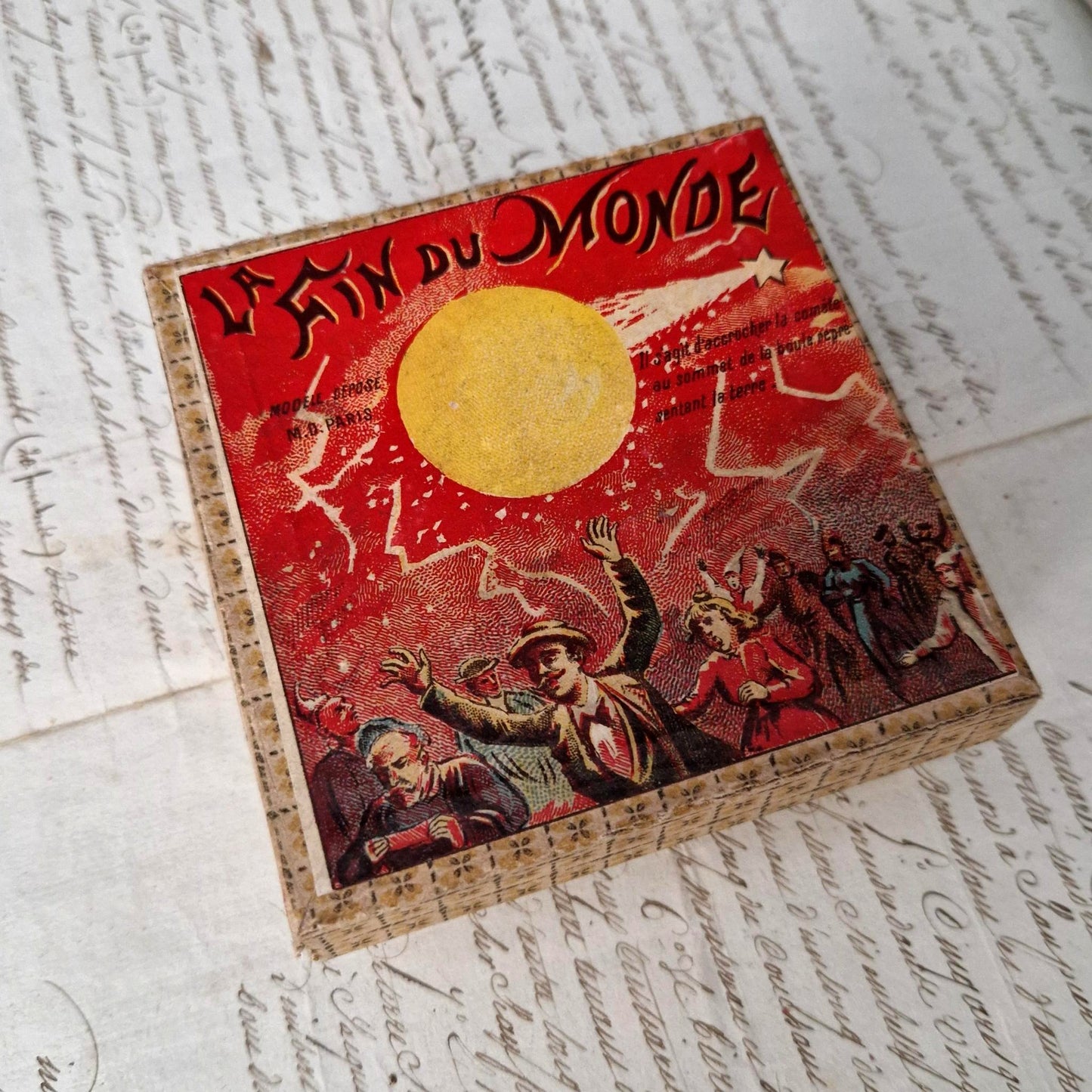 « La Fin du Monde » - Rare jeu MD / JFJ Paris, Vers 1900