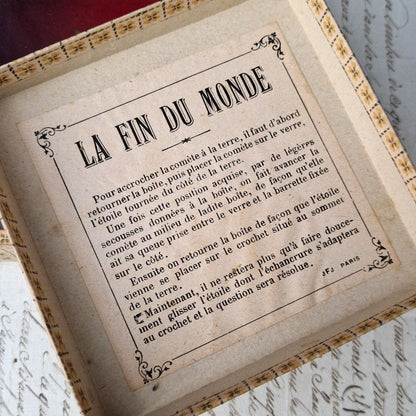 « La Fin du Monde » - Rare jeu MD / JFJ Paris, Vers 1900