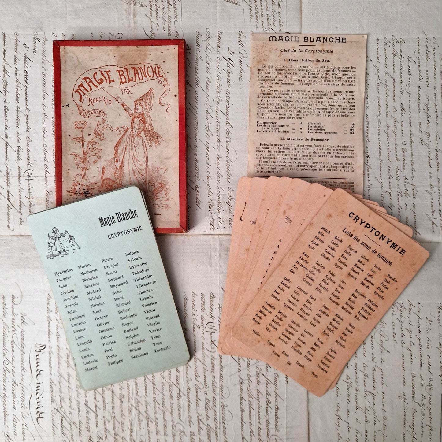 White Magic - Cryptonymy - Game by Rogerio, Circa 1900