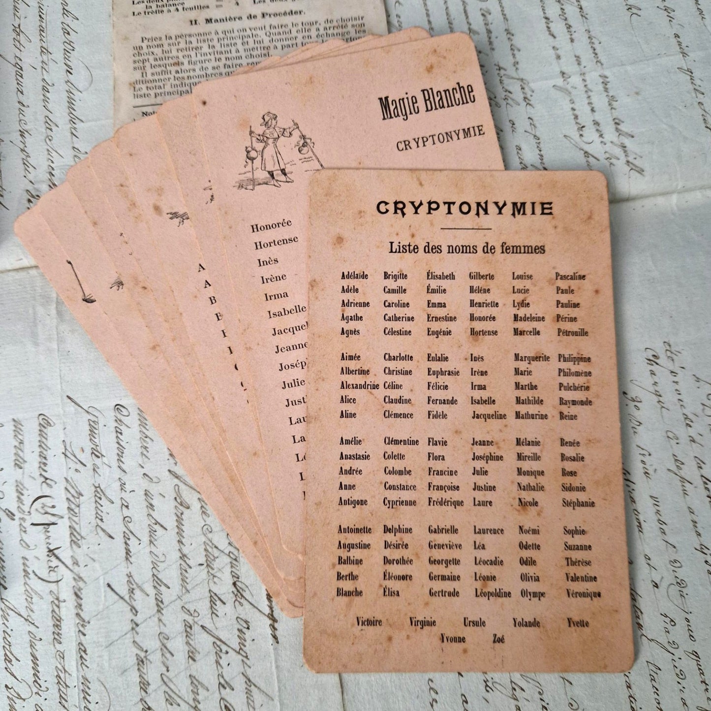 White Magic - Cryptonymy - Game by Rogerio, Circa 1900