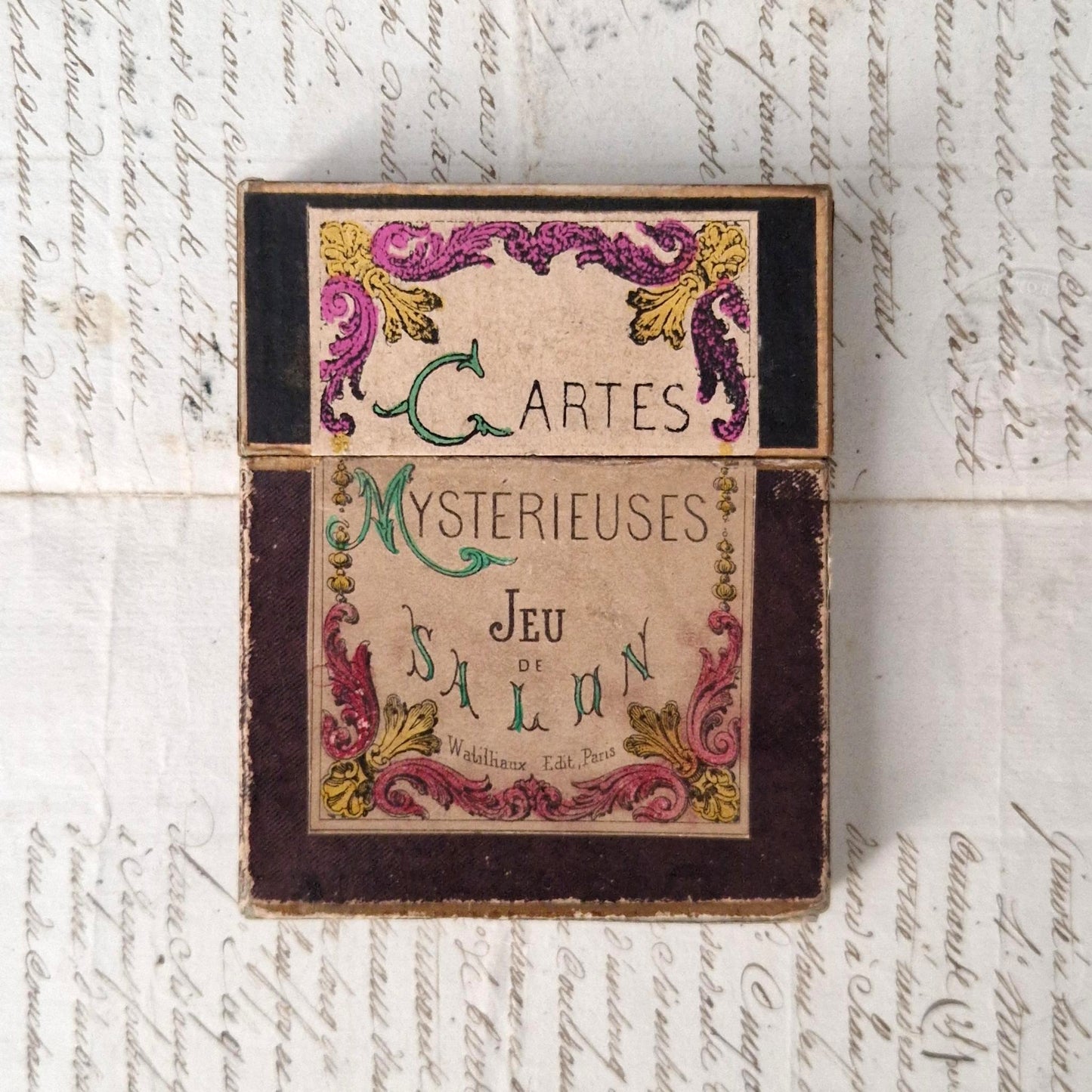 Mysterious Cards - Watilliaux Game, Circa 1900