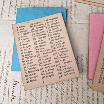 Mysterious Cards - Watilliaux Game, Circa 1900