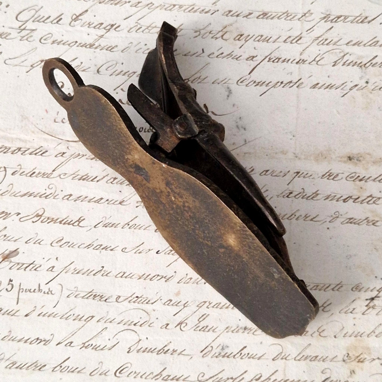 Antique "Victorian Hand" Letter Clip