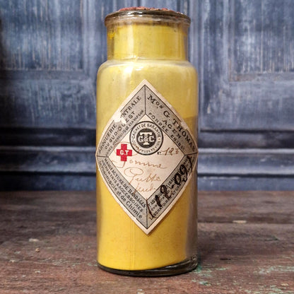 Bottle "Gamboge Powder" - Pigment / Purgative