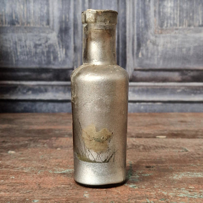 Flacon ancien « Couleur Métallique Préparée E.B.A. »