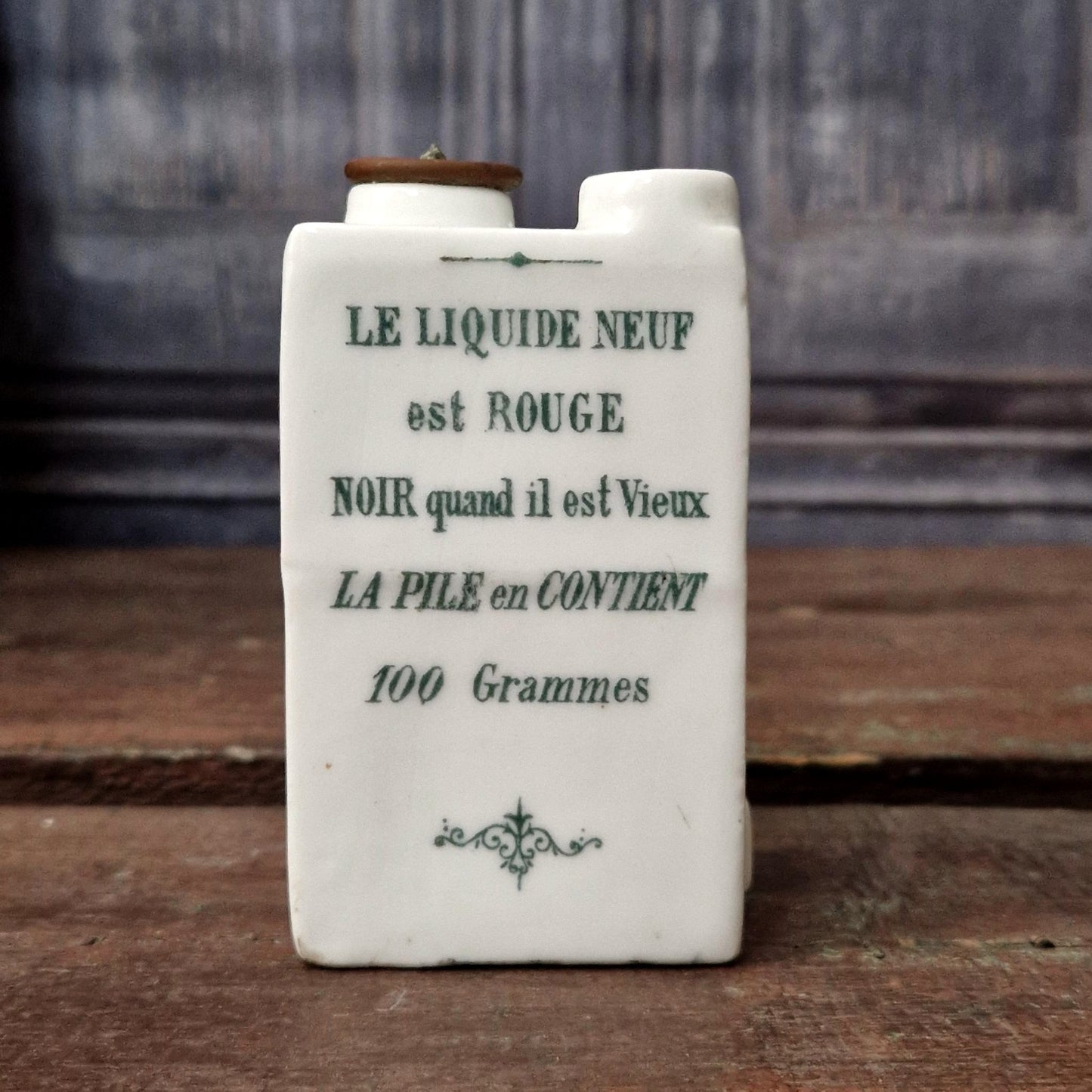 Chromate ceramic battery "Charles Chardin Paris"
