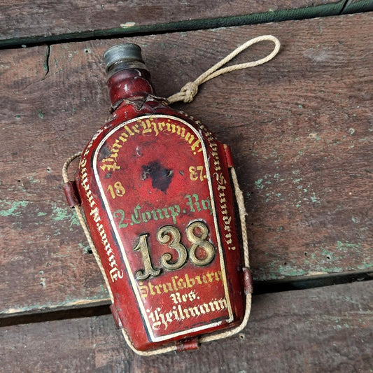 Patriotic reservist's canteen "138 Strasbourg", circa 1887