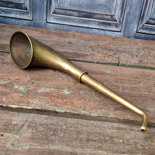 Antique Brass Ear Trumpet - Circa 1900-1920