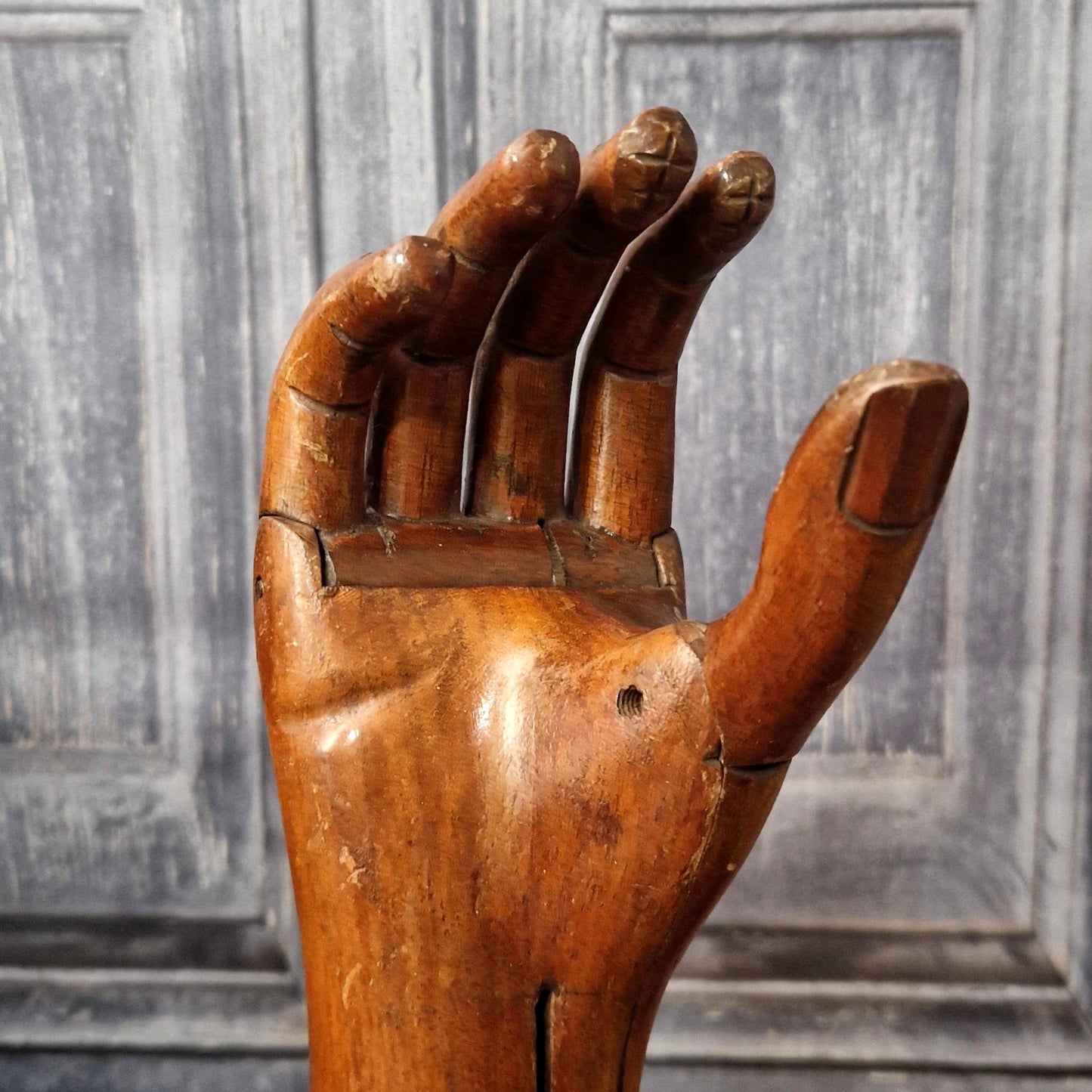 Rare Prothèse de main mécanique articulée - Circa 1900 / 1930
