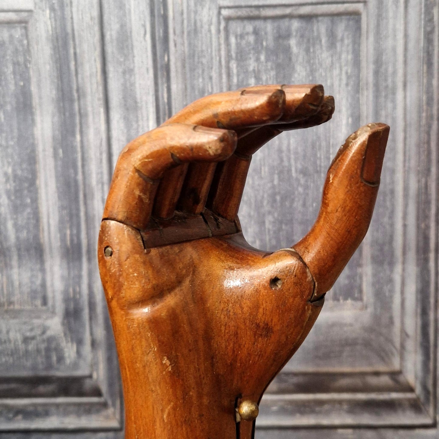 Rare Prothèse de main mécanique articulée - Circa 1900 / 1930