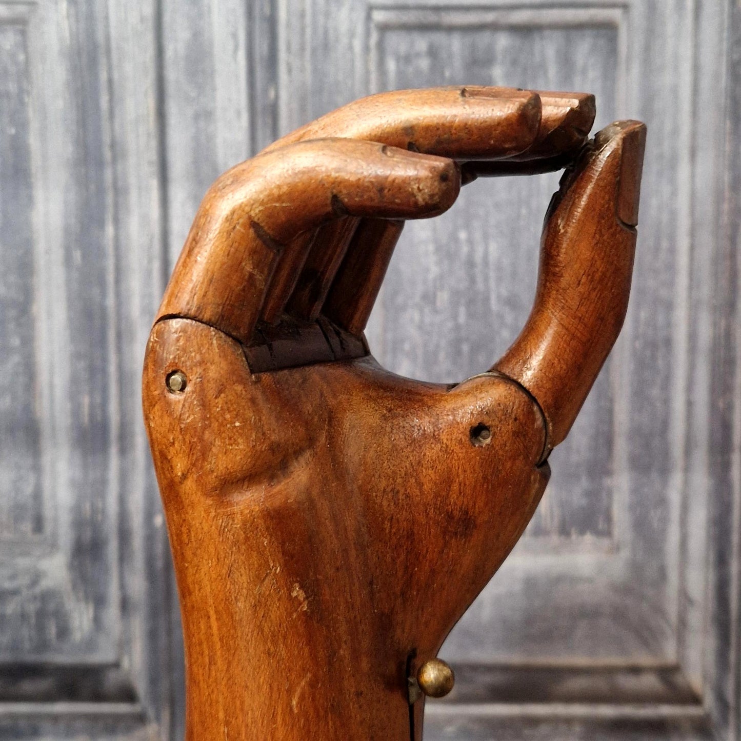 Rare Prothèse de main mécanique articulée - Circa 1900 / 1930