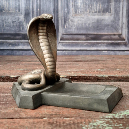 Cobra snake ashtray - by A. PICHEGRU, circa 1930
