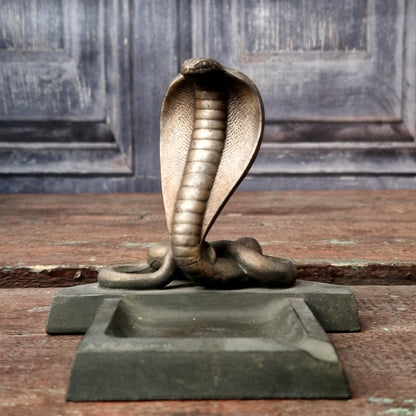 Cendrier au serpent cobra - de A. PICHEGRU,  vers 1930